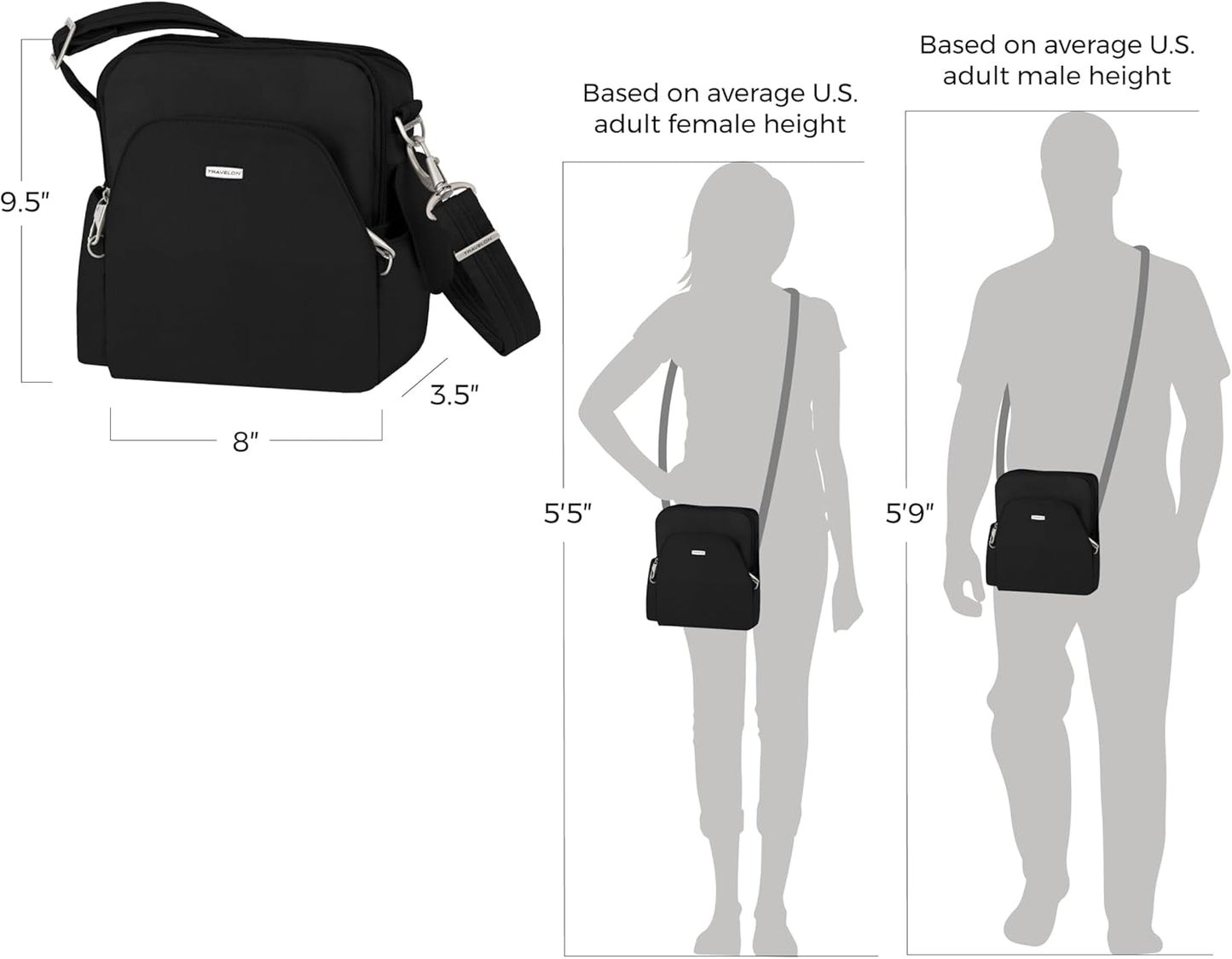 Travelon Anti-Theft Classic Travel Bag