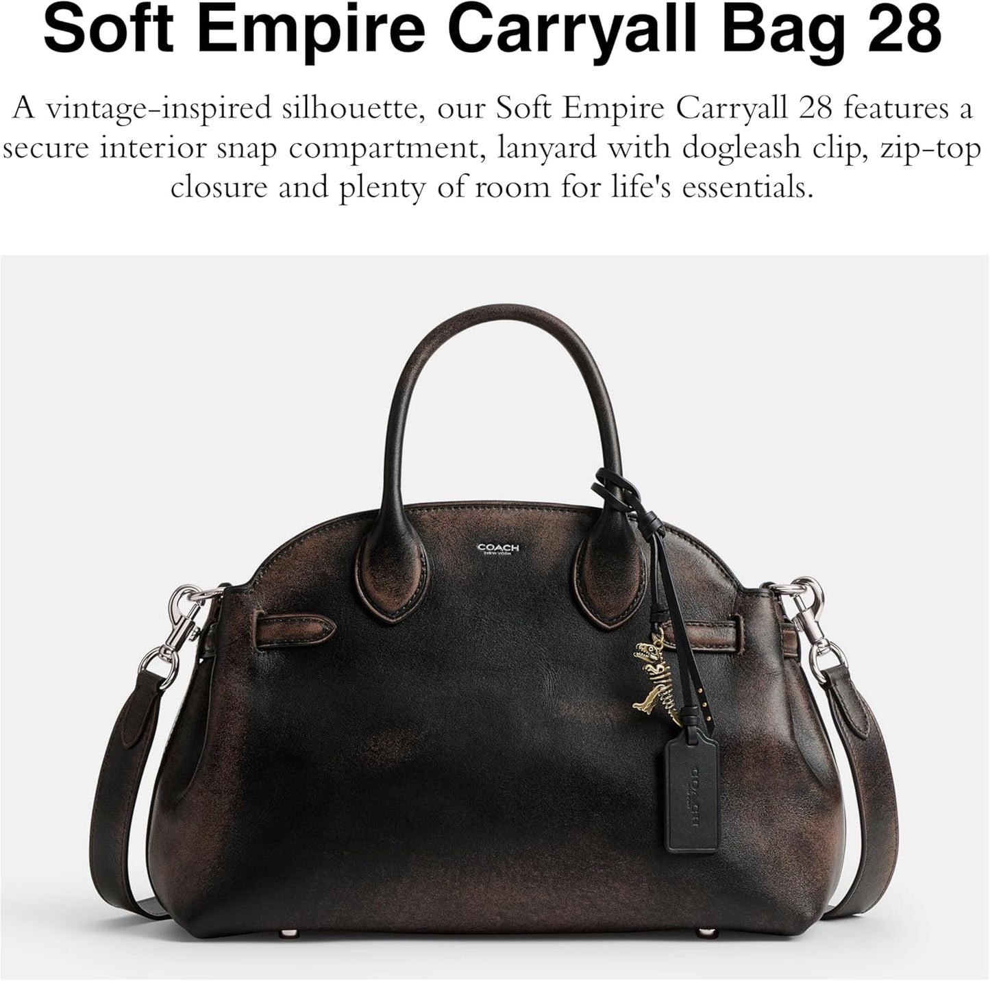 Coach Soft Empire Carryall 28