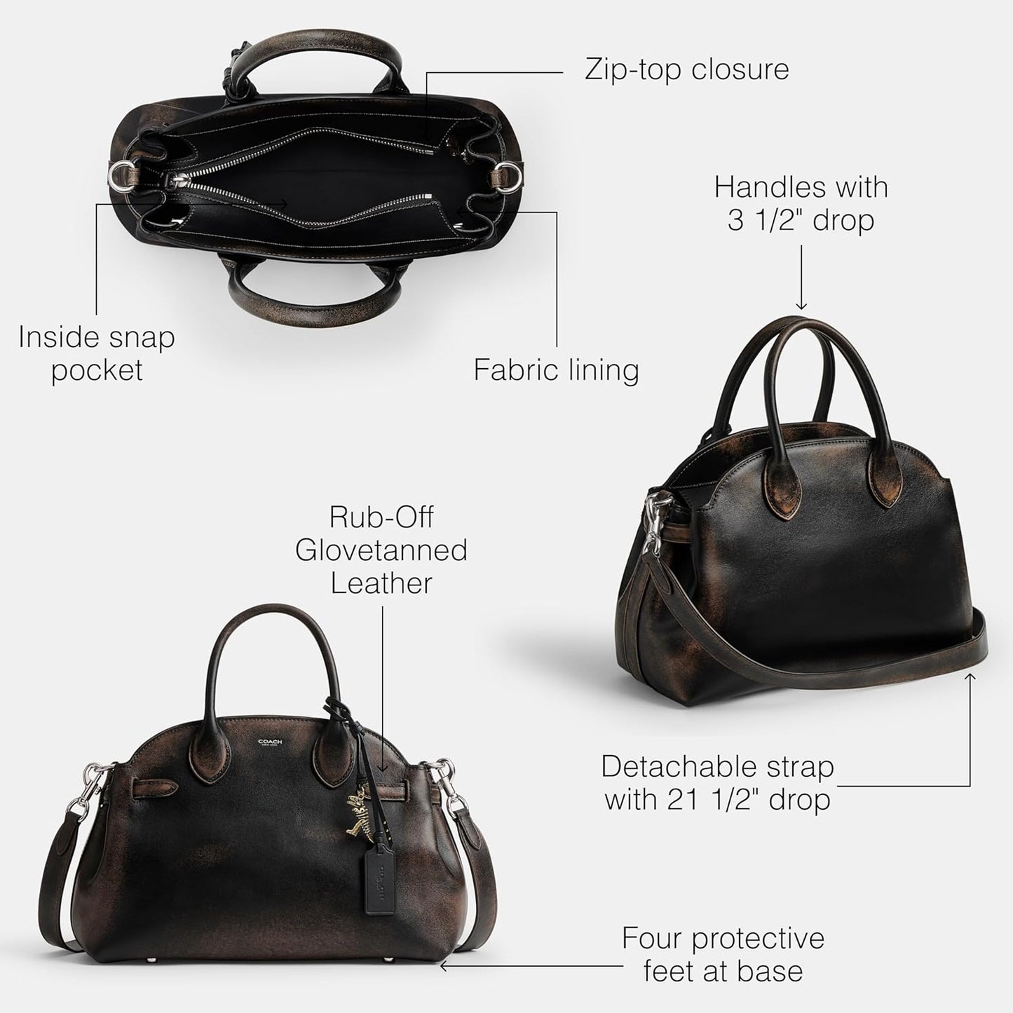 Coach Soft Empire Carryall 28